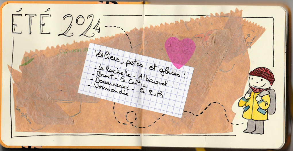 Couverture du carnet de voyage