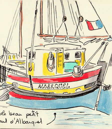 Le ketch aurique Albarquel à Rochefort