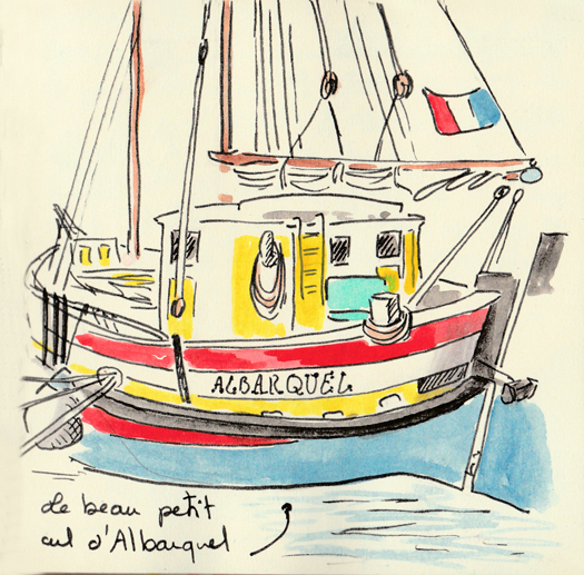 Le ketch aurique Albarquel à Rochefort