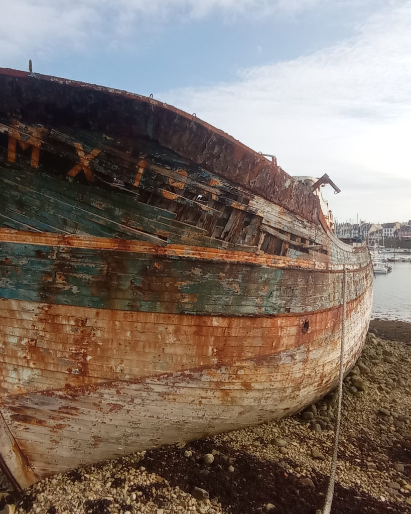 Bateaux échoués à Camaret sur Mer