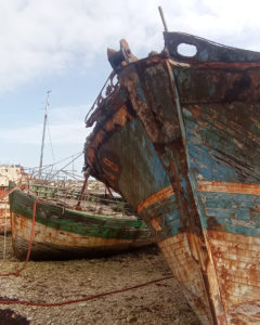 Bateaux échoués à Camaret sur Mer