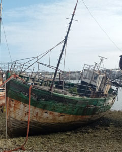 Bateaux échoués à Camaret sur Mer