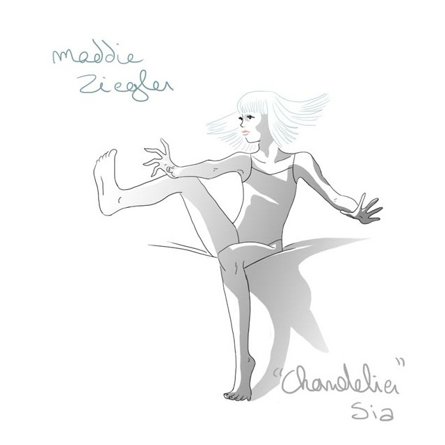 Maddie Ziegler dansant "Chandelier" de Sia Maddie Ziegler dansant "Chandelier" de Sia