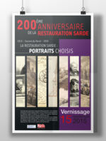 Affiches commandées par les Archives Départementales d'Annecy lors d'un appel d'offre.
Avec l'aimable autorisation de Dwink (anciennement I-blio.com).
Juin 2015. Poster restauration sarde