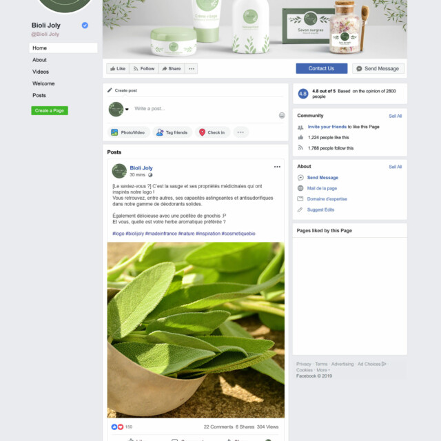 Bioli Joly - Feed Facabook Bioli Joly - Feed Facabook