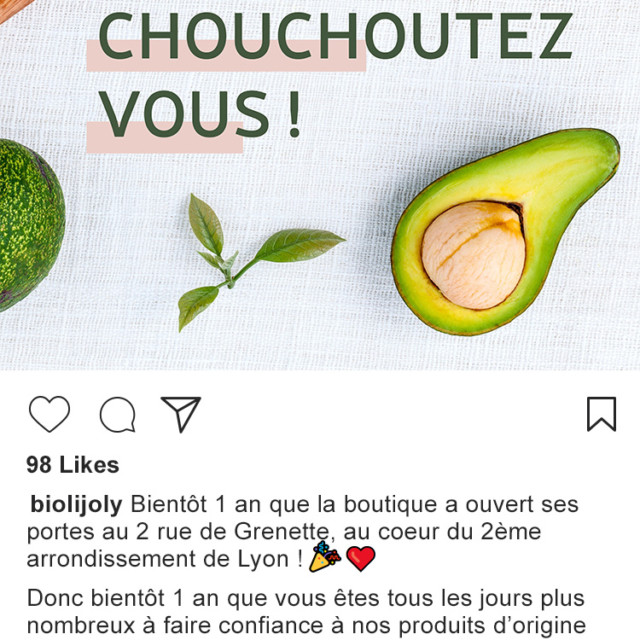Bioli Joly - Post Instagram Bioli Joly - Post Instagram