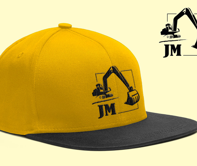 Logo et casquette brodée Logo et casquette brodée